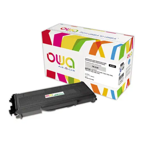 Toner éq. BROTHER TN-2120 - Haute capacité - Noir - OWA photo du produit