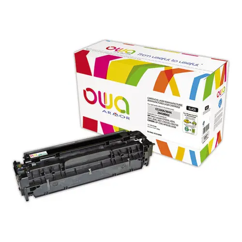 Toner éq. CANON 718BK, HP CC530A - Noir - OWA photo du produit