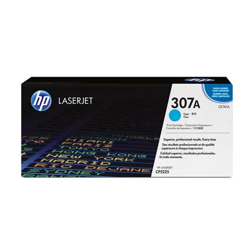 HP 307A CE741A toner cyan photo du produit