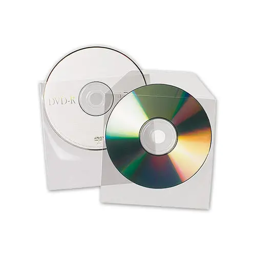 3L Classeur de Rangement 2 Anneaux Noir pour Pochettes CD, DVD