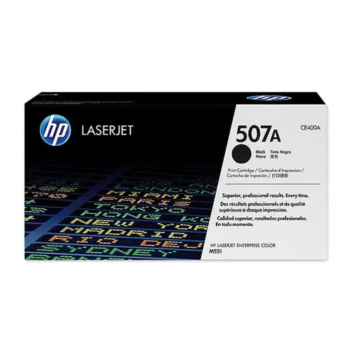 HP 507A CE400A toner noir - HP photo du produit