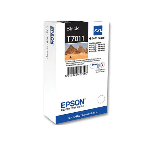 Cartouche Epson T70114 noire photo du produit