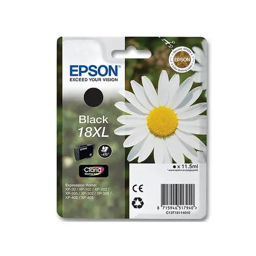 Cartouche Epson T1811 noire photo du produit