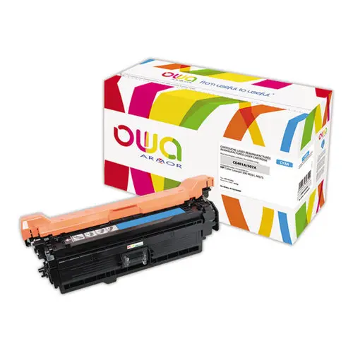 Toner éq. HP CE401A - Cyan - OWA photo du produit