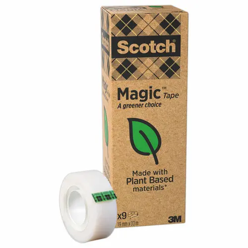 9 Rouleaux d'adhésif invisible Magic 900 - 33 m x 19 mm - 3M SCOTCH photo du produit