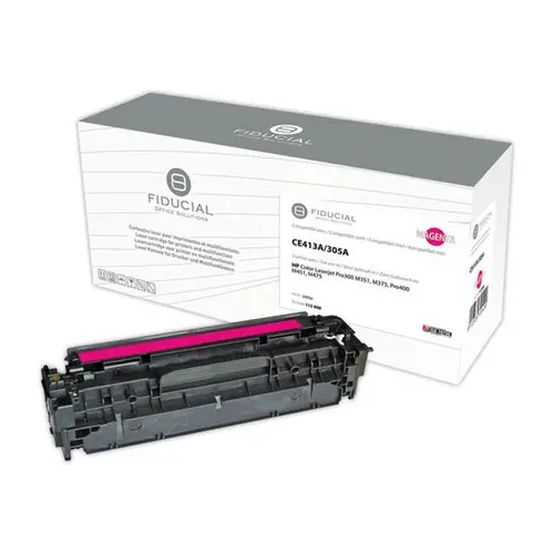 Toner remanufacturé éq. HP CE413A - Magenta photo du produit