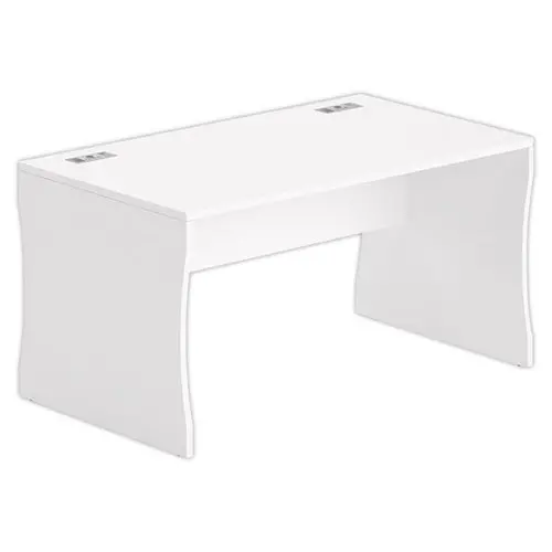 Bureau BUDAPEST 140 x 80 blanc photo du produit