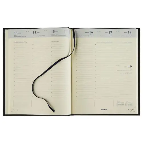 Agenda semainier  Colora -  17,1x22 cm - Assortis - Janvier à décembre - BREPOLS photo du produit