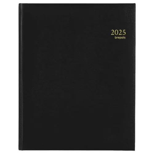 Agenda semainier  Concorde - 21x27cm - Noir - Janvier à décembre - BREPOLS photo du produit