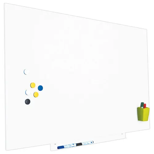 Tableau magnétique blanc sans cadre - 75 x 55 cm - ROCADA photo du produit