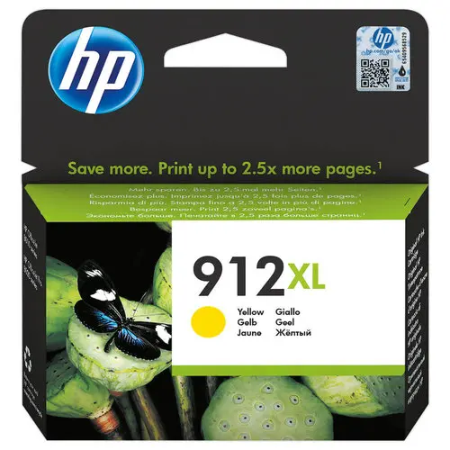 Cartouche HP 912XL - 3YL83AE - Jaune photo du produit