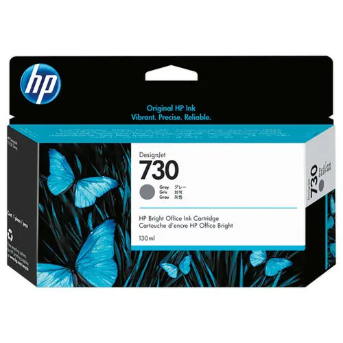 HP 730 cartouche d'encre gris P2V66A photo du produit