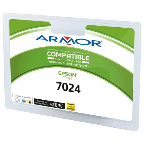 Cartouche éq. EPSON T702 - Jaune - OWA photo du produit