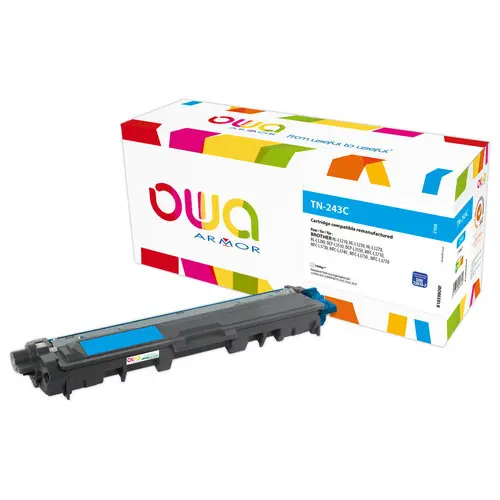 Toner éq. BROTHER TN-243C - Cyan - OWA photo du produit