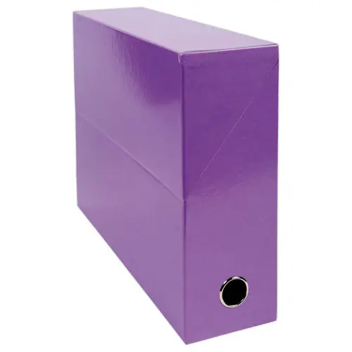 Boîte classement IDERAMA - A4 - dos 9 cm  - violet - EXACOMPTA photo du produit