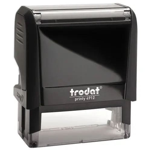 Timbre personnalisable -  Printy 4912  - Noir - TRODAT photo du produit