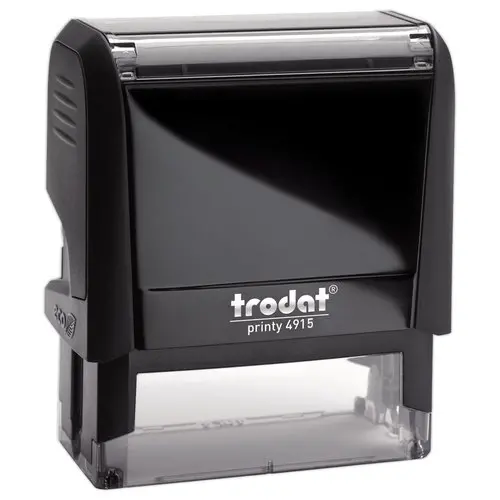 Timbre personnalisable Printy 4915 - Noir - 17x25 mm - TRODAT photo du produit