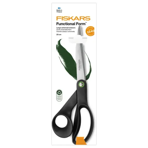 Ciseaux  FISKARS droitiers 24 cm recyclés  / recyclables 100% photo du produit