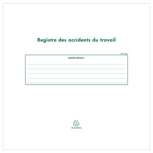 Piqûre accident du travail - 24x32 cm - 20 pages photo du produit