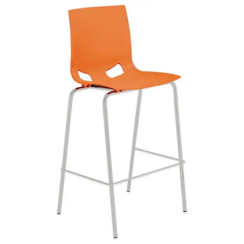 Tabouret haut FONDO HOCKER polypropylène orange photo du produit