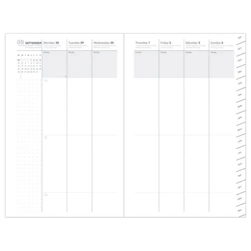 Agenda semainier Billy - 16 x 24 cm - 16 mois - Violet - QUO VADIS photo du produit