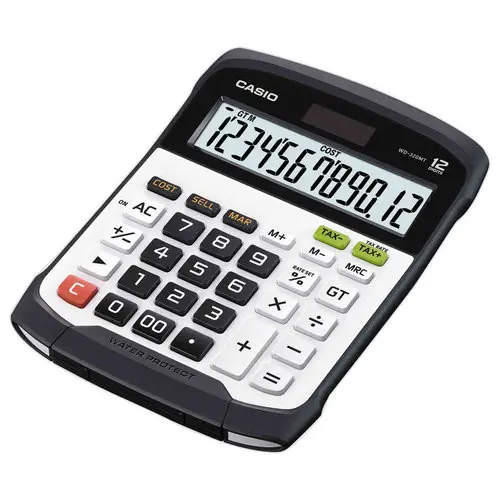 CALCULATRICE ETANCHE CASIO WD-320MT photo du produit