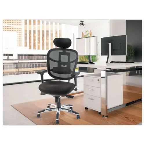 Siège STAR SEAT synchrone - Avec têtière - Noir photo du produit