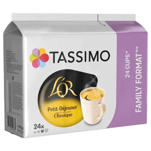 Sachet de 24 Doses Tassimo L'Or Espresso Extra Long(24 T-discs) photo du produit