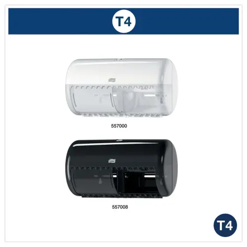 6 Rouleaux papier toilette T4  - Blanc - TORK photo du produit