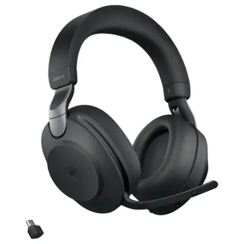 Casque téléphonique sans fil Evolve2 85  Duo MS  USB-C JABRA photo du produit