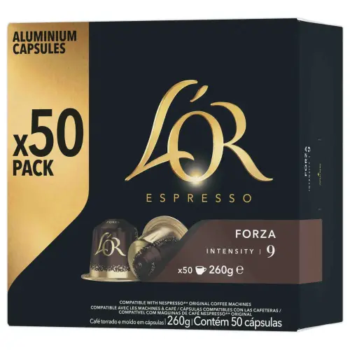 150 capsules de café - forza - L'OR Espresso photo du produit