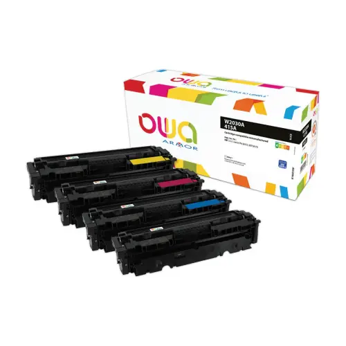 HP W2031A (Without toner management) -toner remanufacturé OWA - Cyan photo du produit