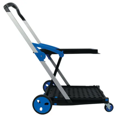 Chariot pliant double plateaux photo du produit