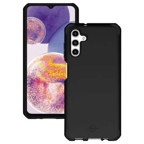 Coque renforcée noire pour Samsung Galaxy A23 5G photo du produit