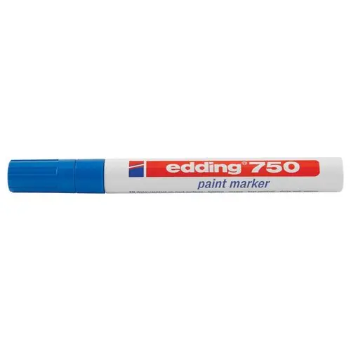 Marqueur peinture permanent pointe moyenne - Bleu - Edding 750
