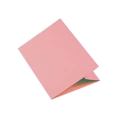 EXACOMPTA Chemise-dossier 1 rabat - Carte 160 g - Rose Pastel (lot