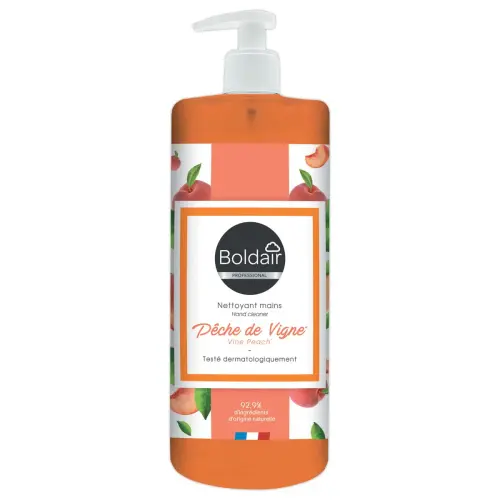 Flacon de savon liquide parfum pêche - 500 ml - TOPMAIN photo du produit