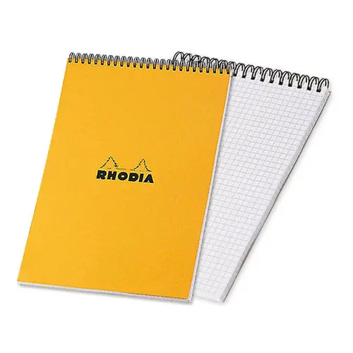 Bloc-notes A4+ Rhodia ORANGE N°19 5x5 RHODIA