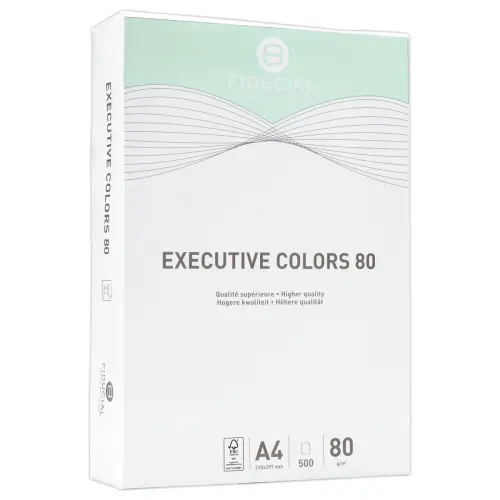 Ramette de papier couleur pastel A4 Executive Colors 80g - Vert - FIDUCIAL photo du produit