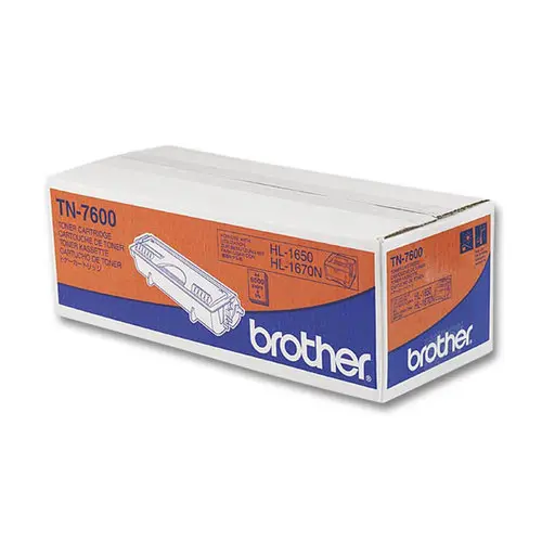 Toner BROTHER TN7600 noire photo du produit