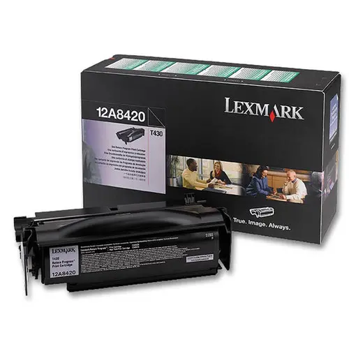 Toner LEXMARK noir 12A8420 photo du produit