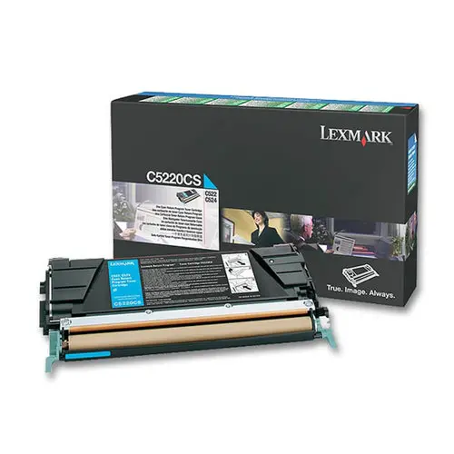 Toner LEXMARK cyan C5220CS photo du produit