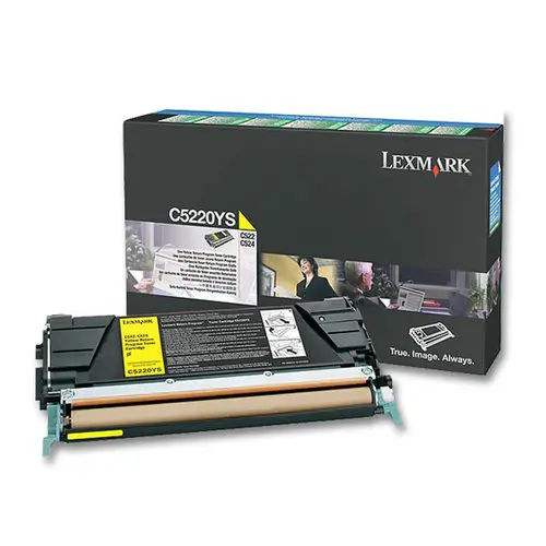 Toner LEXMARK jaune C5220YS photo du produit