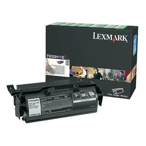 Toner LEXMARK noir HC T650H11E photo du produit