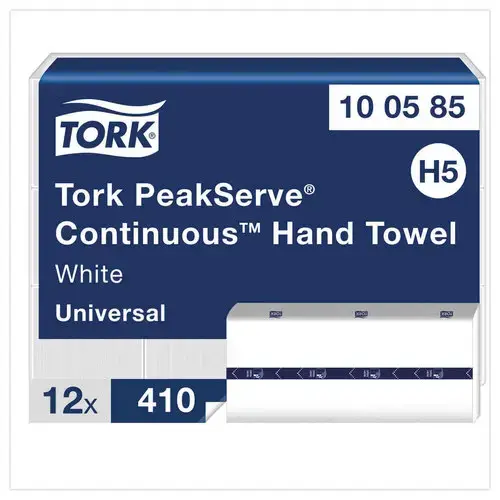 24 paquets (2 cartons de 12) Tork Peakserve H5 + 1 distrib H5 offert photo du produit