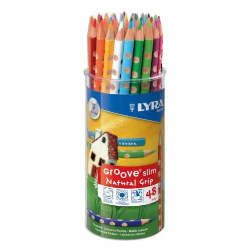 Crayons de couleur ergonomiques triangulaires Groove Slim photo du produit