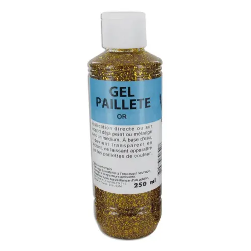 Gel paillete 250ml or photo du produit