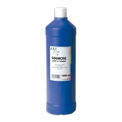 Gouache liquide 1 litre bleu photo du produit