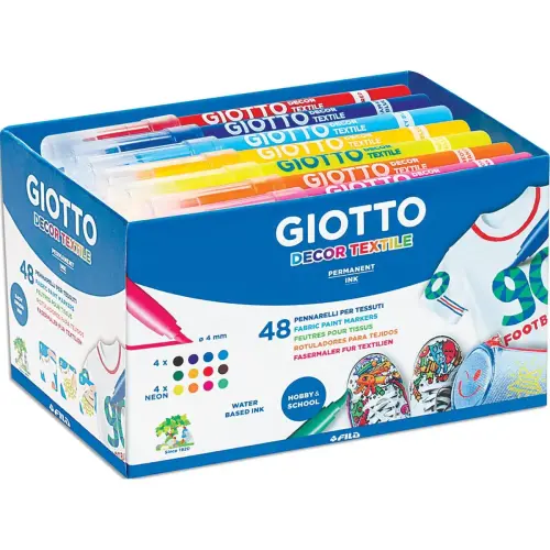 48 Feutres textile - GIOTTO photo du produit