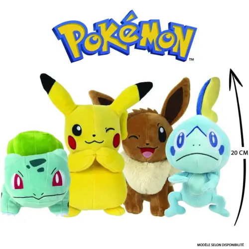 POKEMON PELUCHE 20CM photo du produit